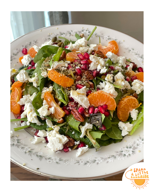  Pomegranate Orange Salad | Spark A Little Sunshine | Lisa Alavi