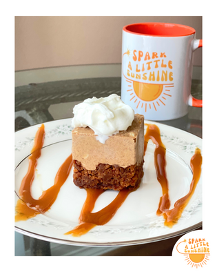  No Bake Caramel Pumpkin Cheesecake | Spark A Little Sunshine | Lisa Alavi