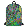 Backpacks Spark A Little Sunshine x Artist Lisa Alavi - "Mardi Gras Marble" Backpack