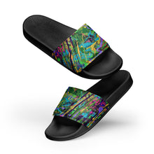  Flip-flops and Sandals Spark A Little Sunshine x Artist Lisa Alavi - "Mardi Gras Marble" - Men’s Slides
