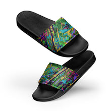  Flip-flops and Sandals Spark A Little Sunshine x Artist Lisa Alavi - "Mardi Gras Marble" - Women’s Slides