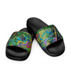Flip-flops and Sandals Spark A Little Sunshine x Artist Lisa Alavi - "Mardi Gras Marble" - Women’s Slides