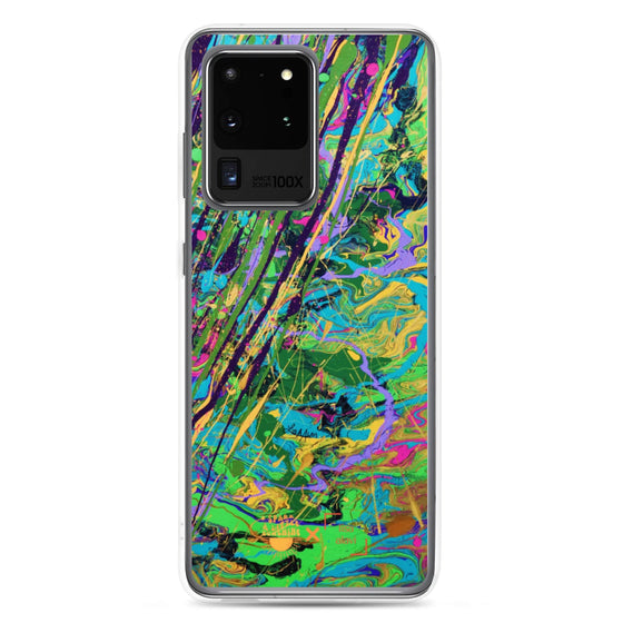 Phone Cases Spark A Little Sunshine x Artist Lisa Alavi - "Mardi Gras Marble" - Samsung Case