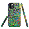 Phone Cases Spark A Little Sunshine x Artist Lisa Alavi - "Mardi Gras Marble" - Tough iPhone Case