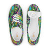 Shoes Spark A Little Sunshine x Artist Lisa Alavi - "Mardi Gras Marble" - Men's Lace-up Canvas Shoes