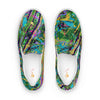 Shoes Spark A Little Sunshine x Artist Lisa Alavi - "Mardi Gras Marble" - Women’s Slip-on Canvas Shoes