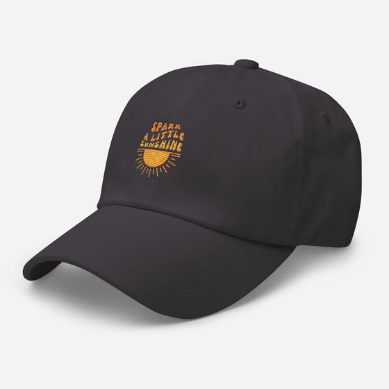 SPARK A LITTLE SUNSHINE BASEBALL CAP - DARK GREY