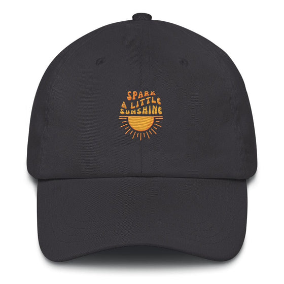 SPARK A LITTLE SUNSHINE BASEBALL CAP - DARK GREY