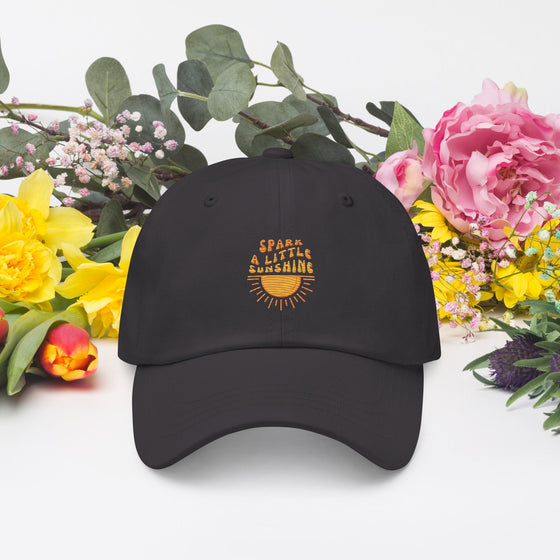 SPARK A LITTLE SUNSHINE BASEBALL CAP - DARK GREY