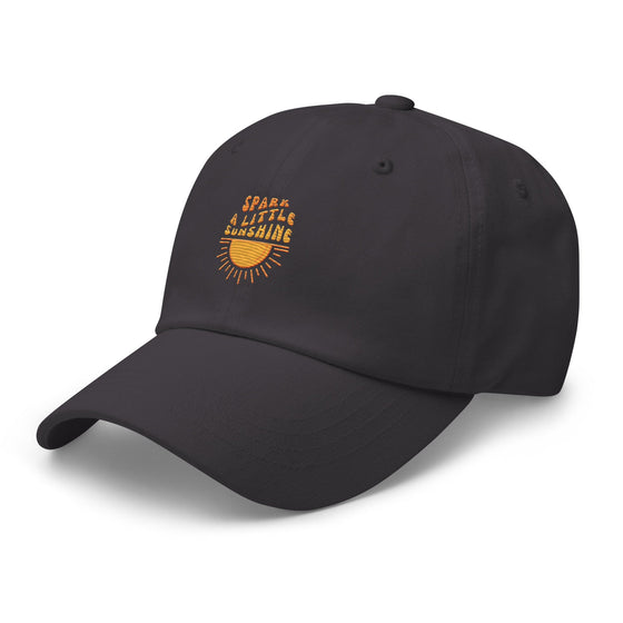 SPARK A LITTLE SUNSHINE BASEBALL CAP - DARK GREY