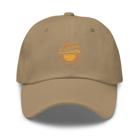 SPARK A LITTLE SUNSHINE BASEBALL CAP - KHAKI