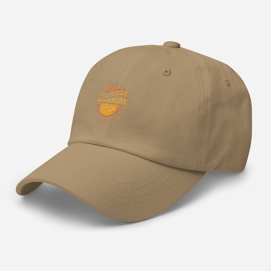 SPARK A LITTLE SUNSHINE BASEBALL CAP - KHAKI