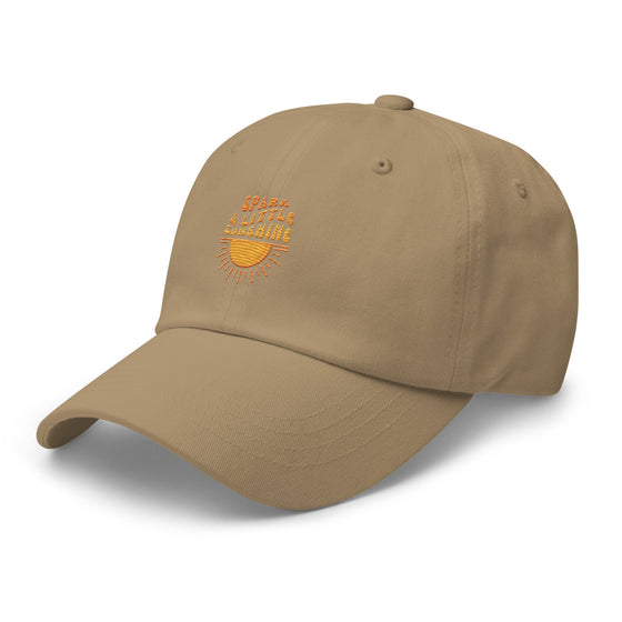 SPARK A LITTLE SUNSHINE BASEBALL CAP - KHAKI