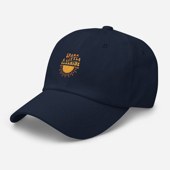 SPARK A LITTLE SUNSHINE BASEBALL CAP - NAVY