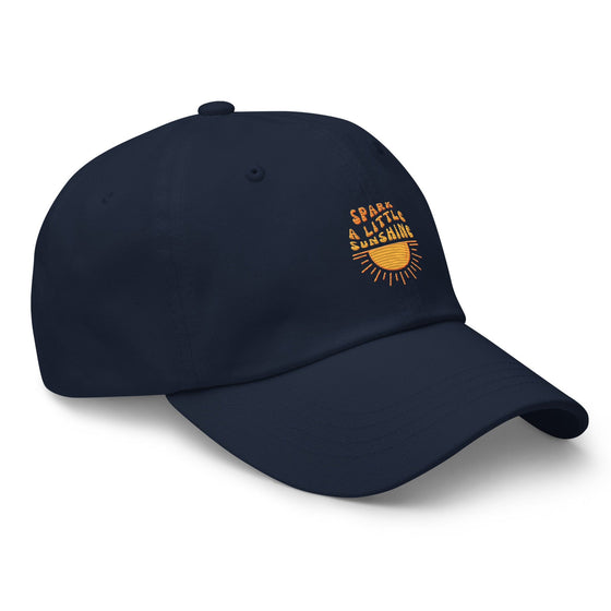 SPARK A LITTLE SUNSHINE BASEBALL CAP - NAVY