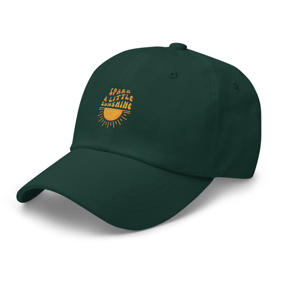 SPARK A LITTLE SUNSHINE BASEBALL CAP - SPRUCE