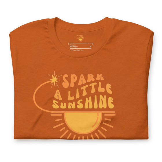Spark A Little Sunshine Brand Logo Tee (Unisex T-Shirt) - Autumn