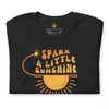 Spark A Little Sunshine Brand Logo Tee (Unisex T-Shirt) - Black