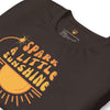 Spark A Little Sunshine Brand Logo Tee (Unisex T-Shirt) - Brown