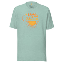  Spark A Little Sunshine Brand Logo Tee (Unisex T-Shirt) - Heather Prism Dusty Blue
