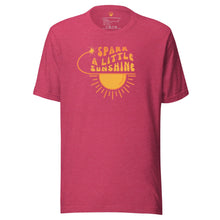  Spark A Little Sunshine Brand Logo Tee (Unisex T-Shirt) - Heather Raspberry