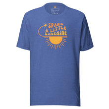  Spark A Little Sunshine Brand Logo Tee (Unisex T-Shirt) - Heather True Royal Blue
