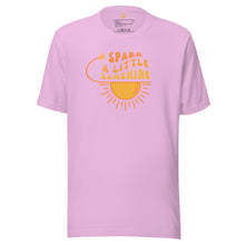  Spark A Little Sunshine Brand Logo Tee (Unisex T-Shirt) - Lilac