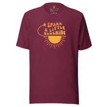  Spark A Little Sunshine Brand Logo Tee (Unisex T-Shirt) - Maroon