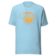  Spark A Little Sunshine Brand Logo Tee (Unisex T-Shirt) - Ocean Blue