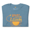 Spark A Little Sunshine Brand Logo Tee (Unisex T-Shirt) - Steel Blue