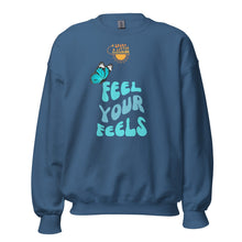  Spark A Little Sunshine Feel Your Feels ( Unisex) Sweatshirt - Indigo Blue