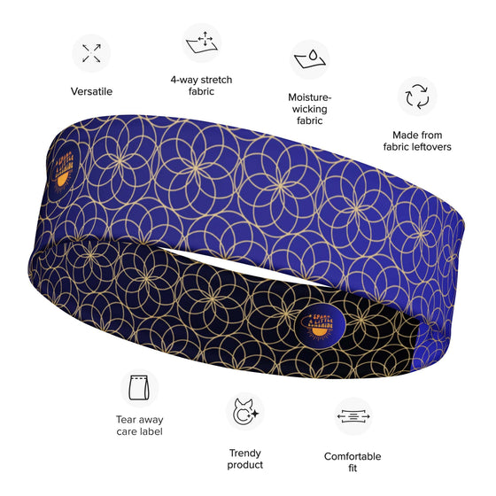 Spark A Little Sunshine Flower of Life Headband - Twilight