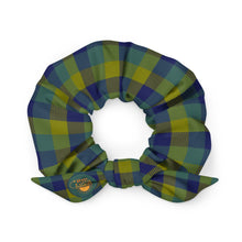  Spark A Little Sunshine Gingham Recycled Scrunchie - Blue Spruce