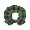 Spark A Little Sunshine Gingham Recycled Scrunchie - Blue Spruce