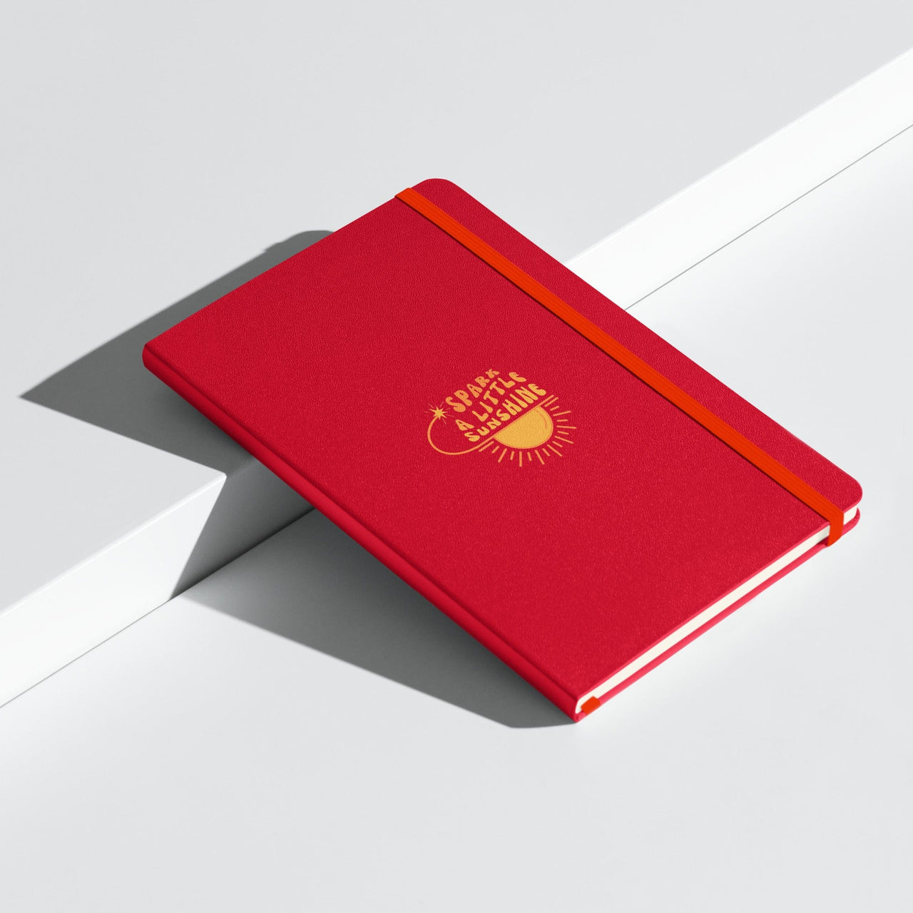  Spark A Little Sunshine Hardcover Bound Notebook - Red