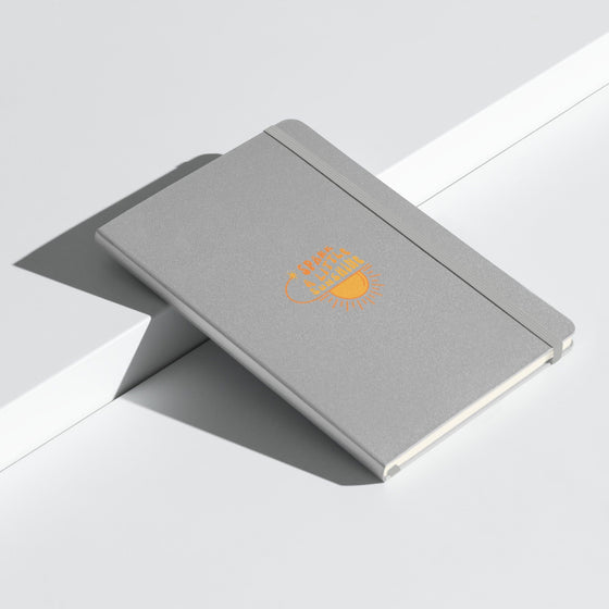 Spark A Little Sunshine Hardcover Bound Notebook - Silver