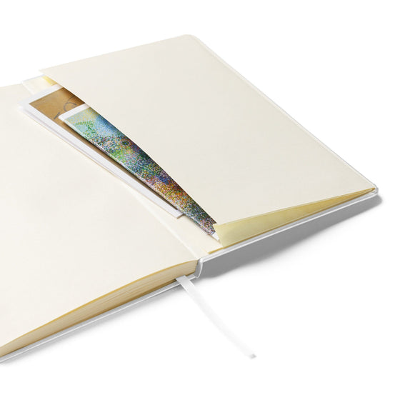 Spark A Little Sunshine Hardcover Bound Notebook - White