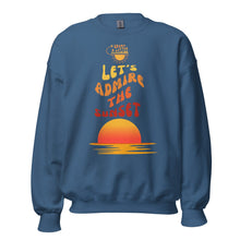  Spark A Little Sunshine Let's Admire the Sunset ( Unisex ) Sweatshirt - Indigo Blue