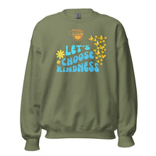  Spark A Little Sunshine Let's Choose Kindness ( Unisex ) Sweatshirt - Deep Olive Green
