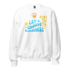  Spark A Little Sunshine Let's Choose Kindness ( Unisex ) Sweatshirt - White