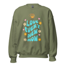  Spark A Little Sunshine Love Every New Now (Unisex) Sweatshirt - Deep Olive Green