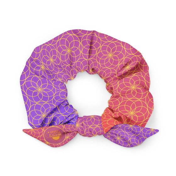 Spark A Little Sunshine Recycled Scrunchie - Sunset