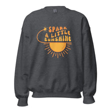  Spark A Little Sunshine ( Unisex ) Logo Sweatshirt - Dark Heather