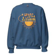  Spark A Little Sunshine ( Unisex ) Logo Sweatshirt - Indigo Blue