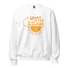  Spark A Little Sunshine ( Unisex ) Logo Sweatshirt - White
