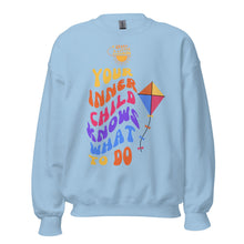 Spark A Little Sunshine Your Inner Child Knows What to Do (Unisex) Sweatshirt - Light Blue