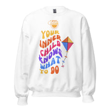  Spark A Little Sunshine Your Inner Child Knows What to Do (Unisex) Sweatshirt - White